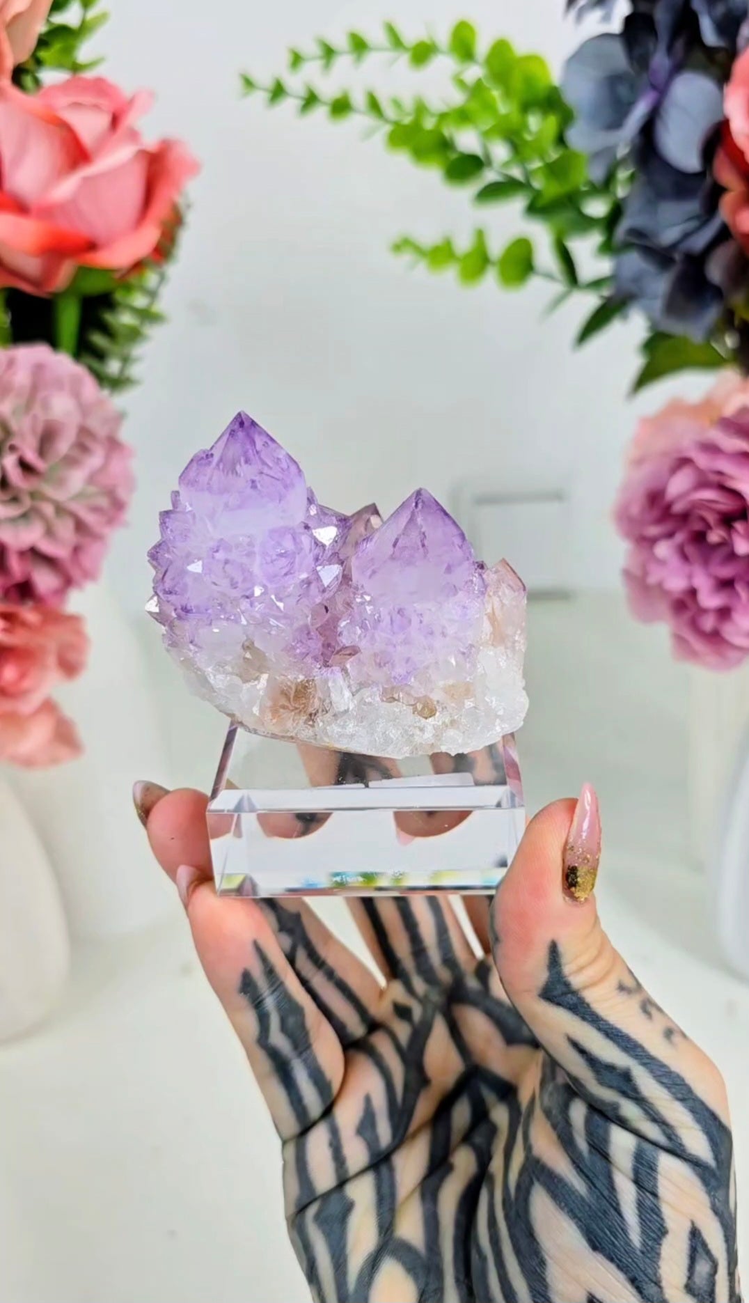 Spirit Quartz / Cactus Amethyst
