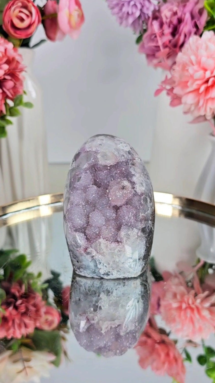 Rainbow Amethyst Cut Base R06