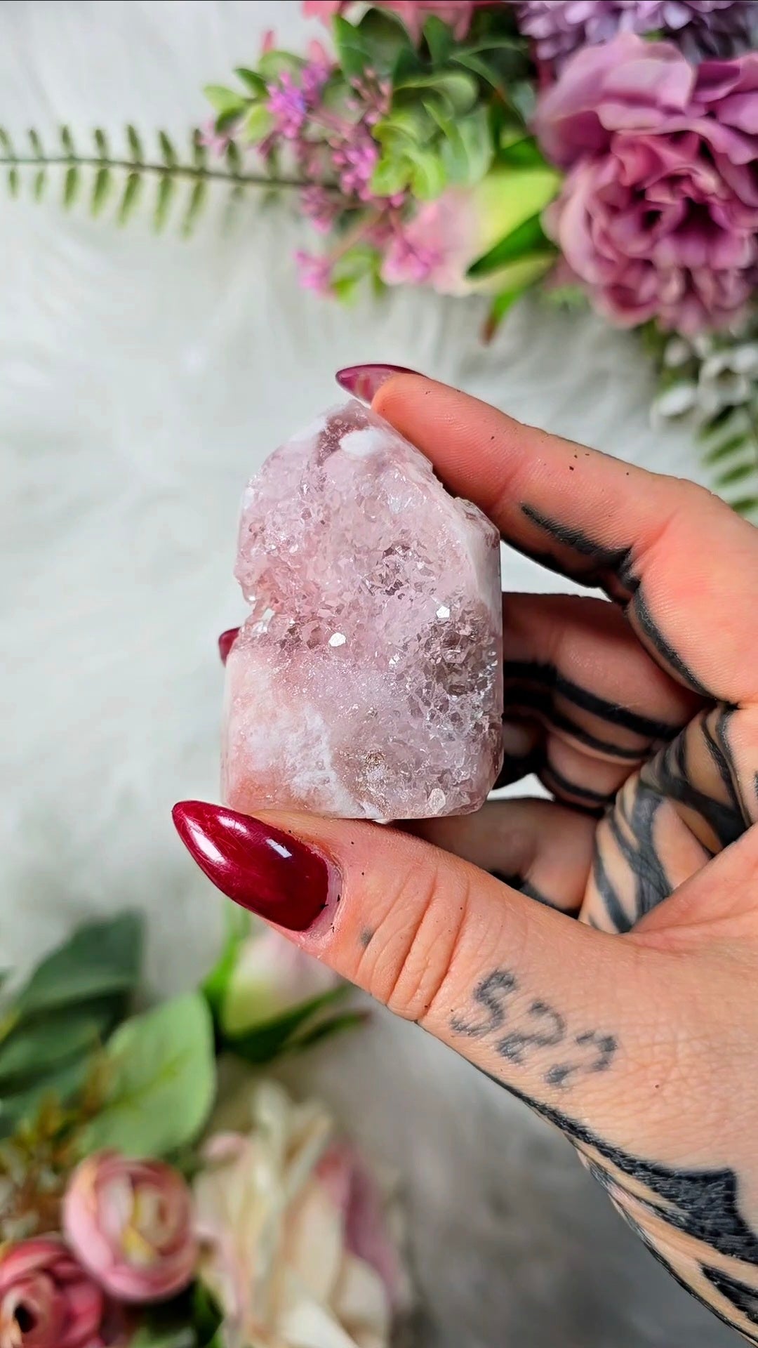 Pink Amethyst tower CT444