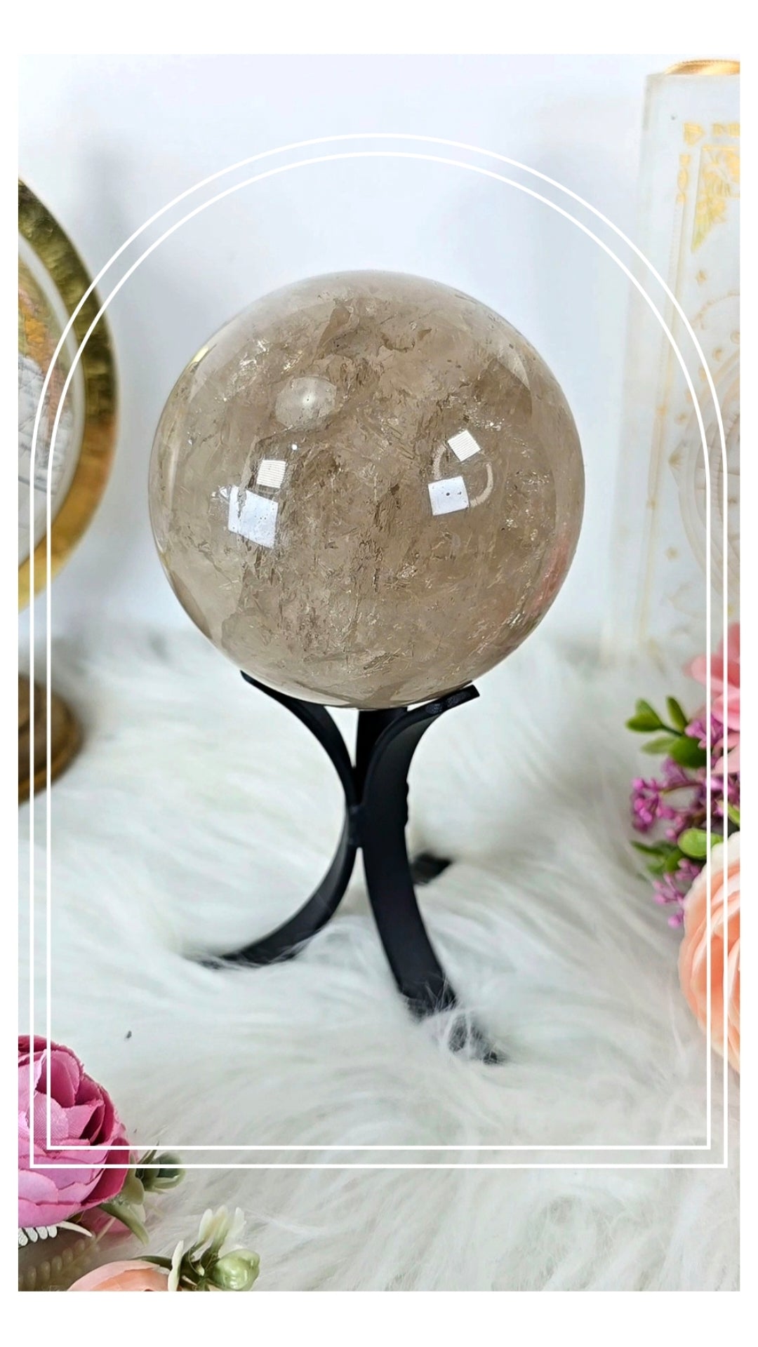 Smoky Quartz Sphere