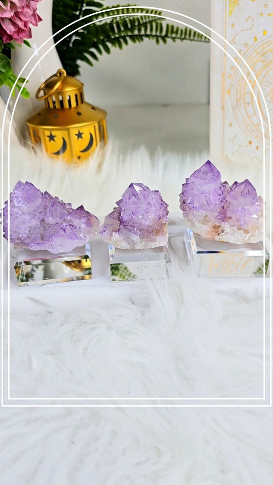 Spirit Quartz / Cactus Amethyst