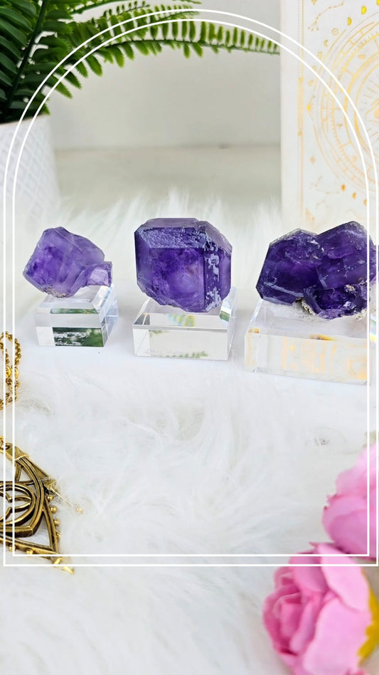Purple Tanzanite Fluorite
