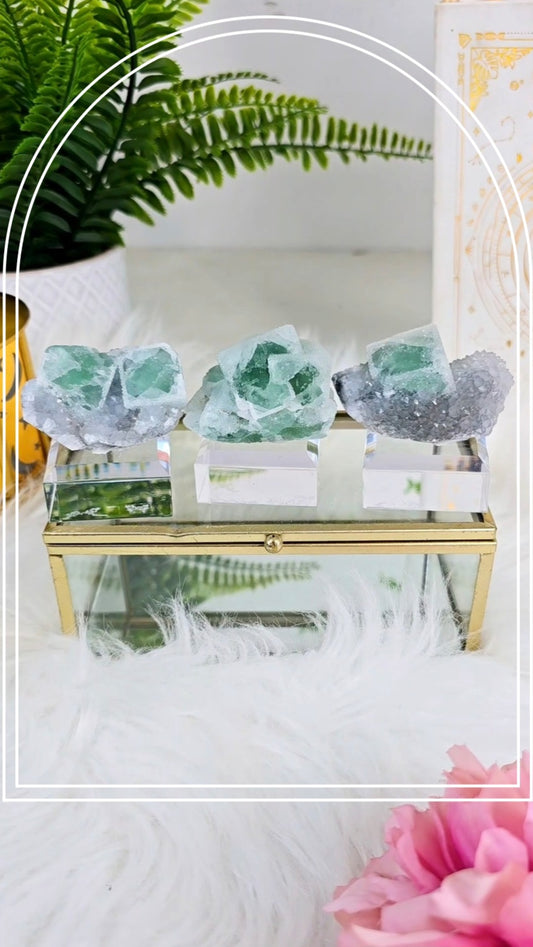 Sugary Green Fluorite