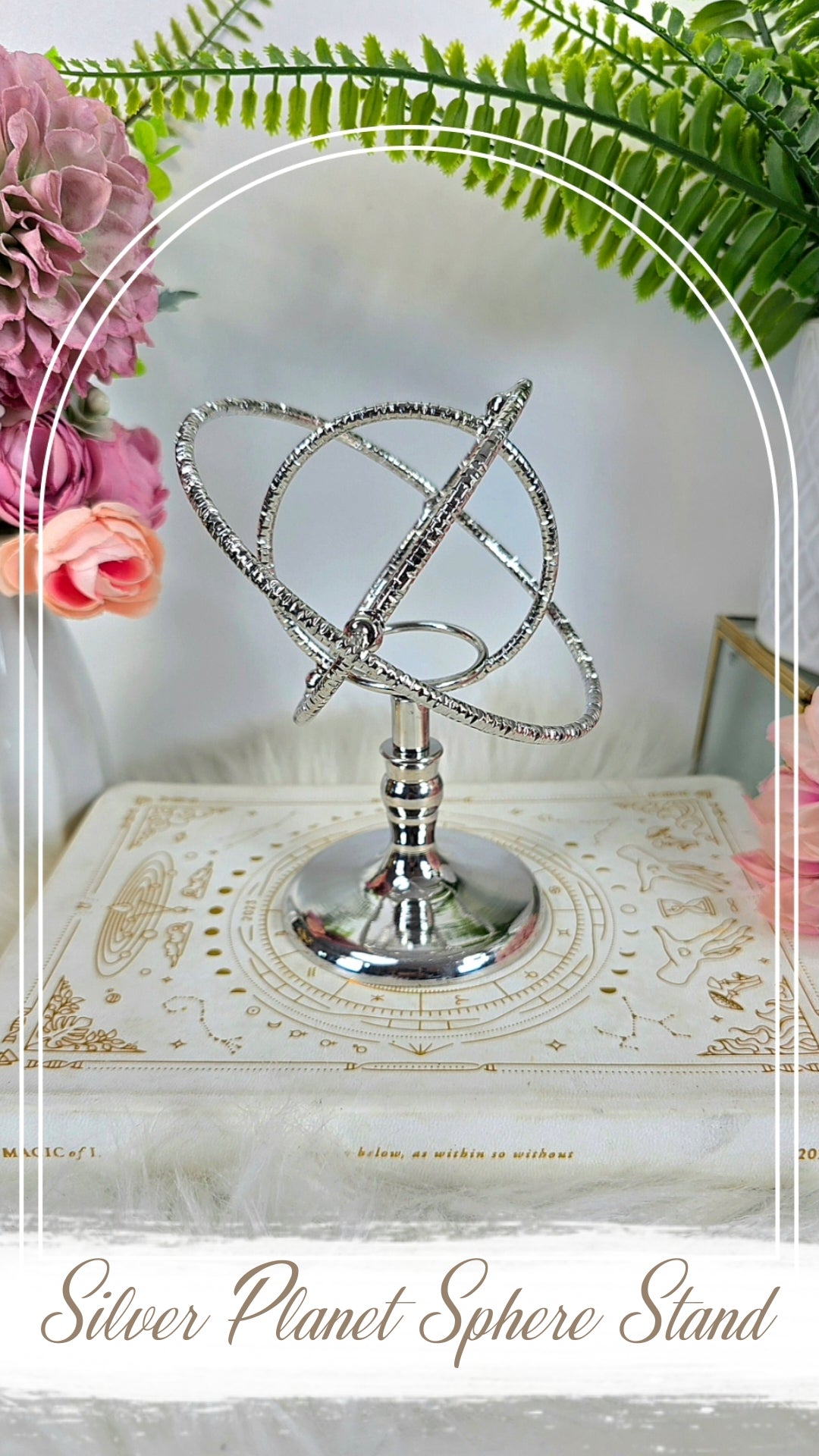 PREORDER!! Silver Planet Sphere Stand