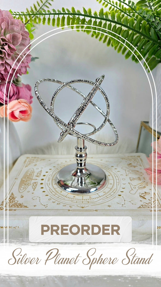 PREORDER!! Silver Planet Sphere Stand