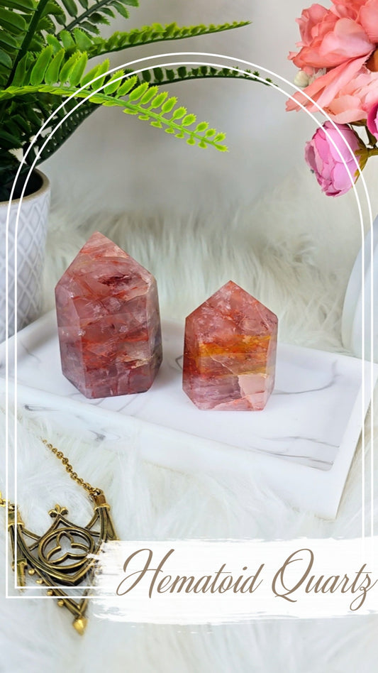 Hematoid Quartz Towers