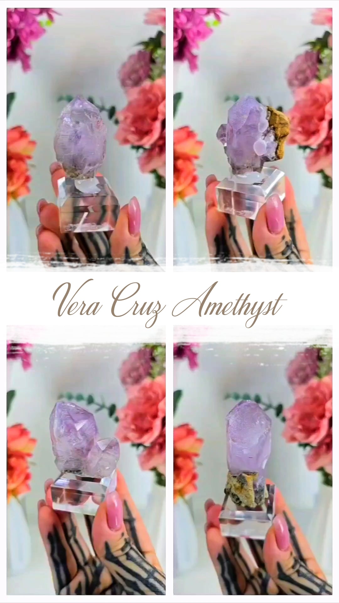 Vera Cruz Amethyst Specimen on Base