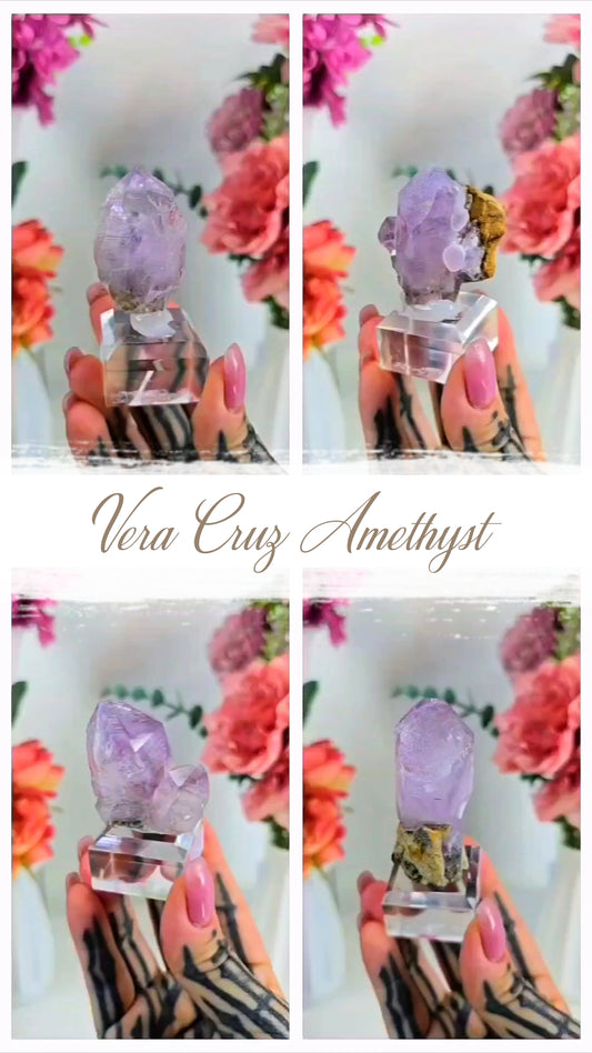 Vera Cruz Amethyst Specimen on Base