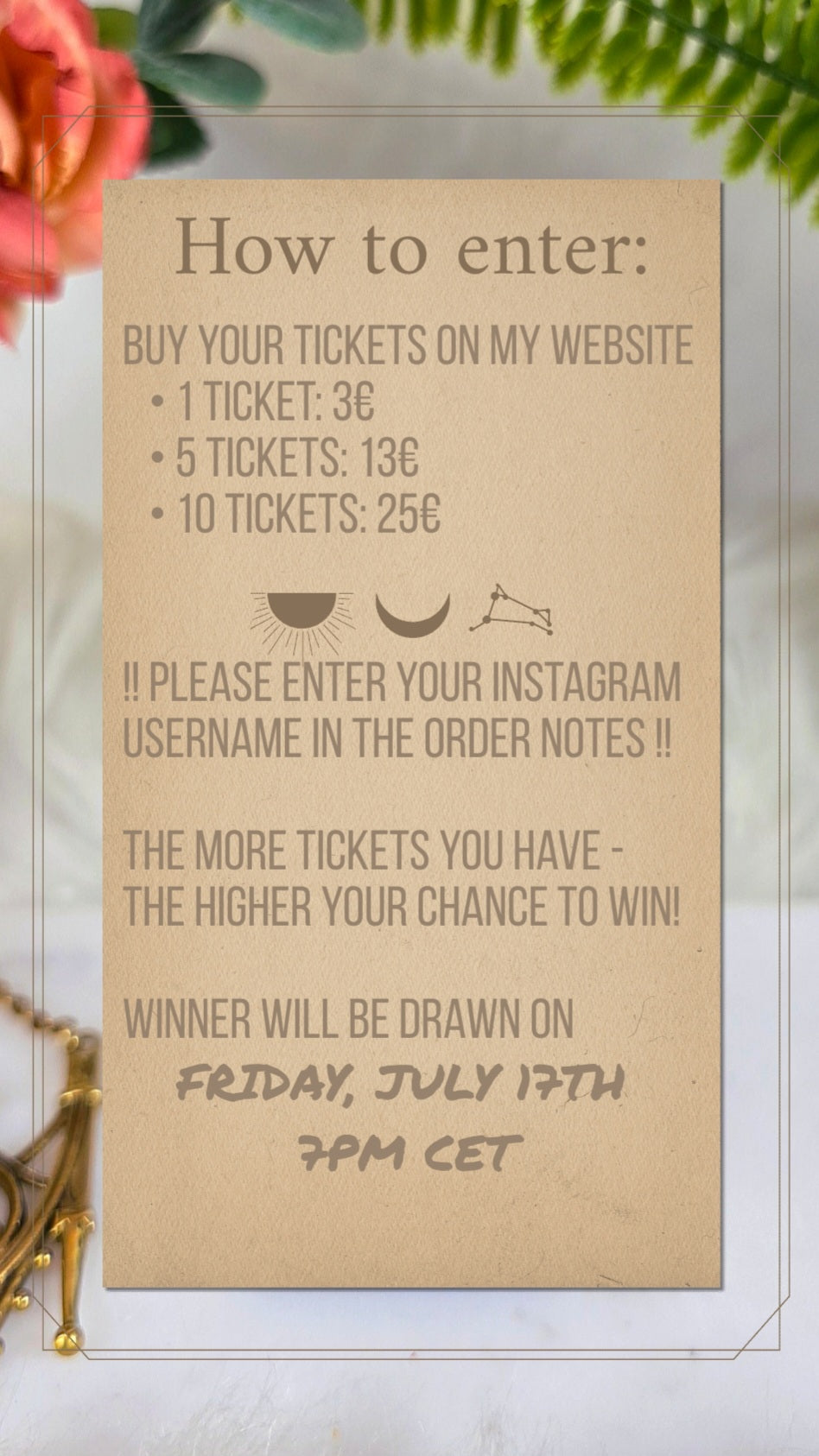 RAFFLE TICKETS