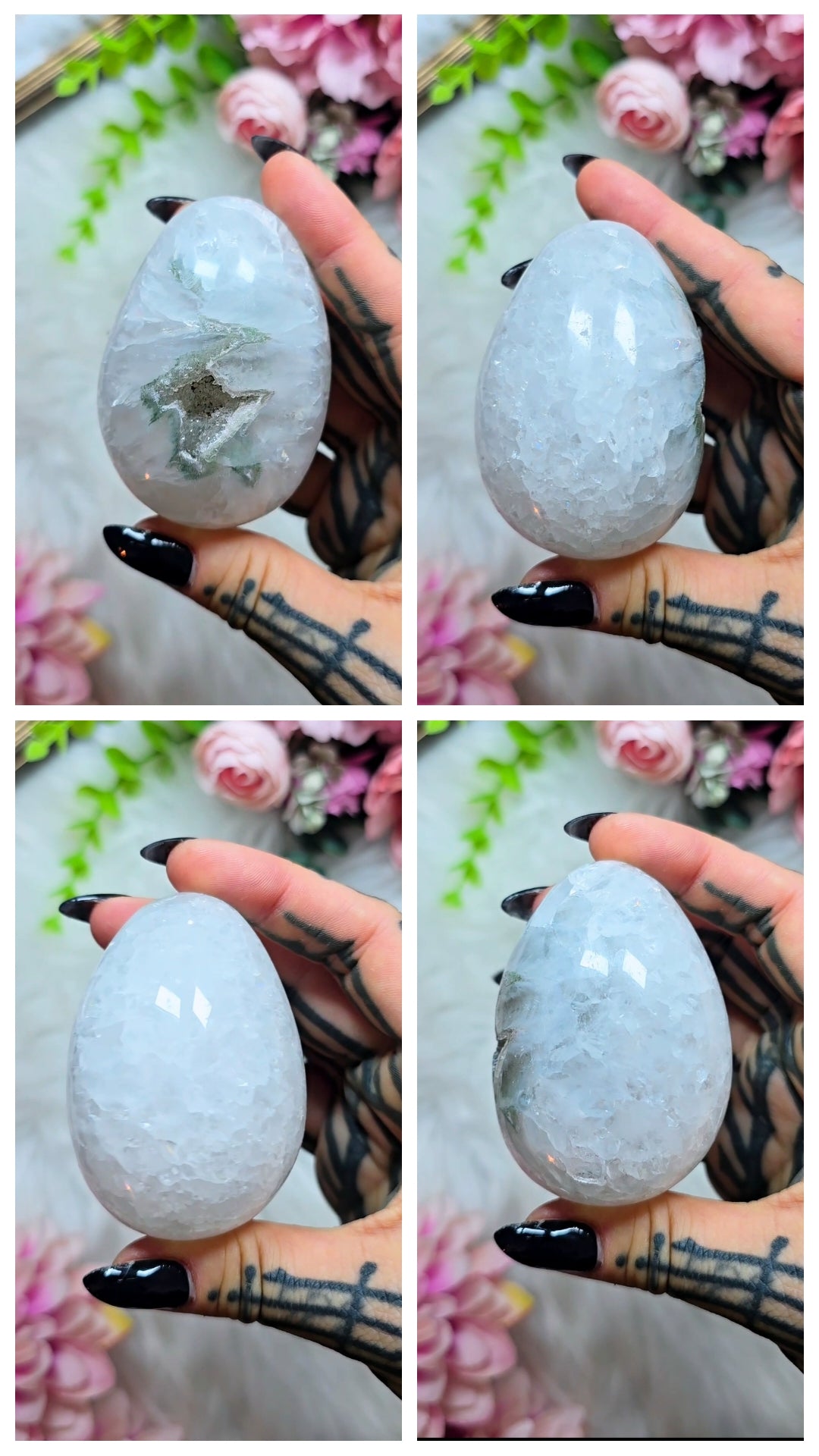 Druzy Rainbow Amethyst Egg 22