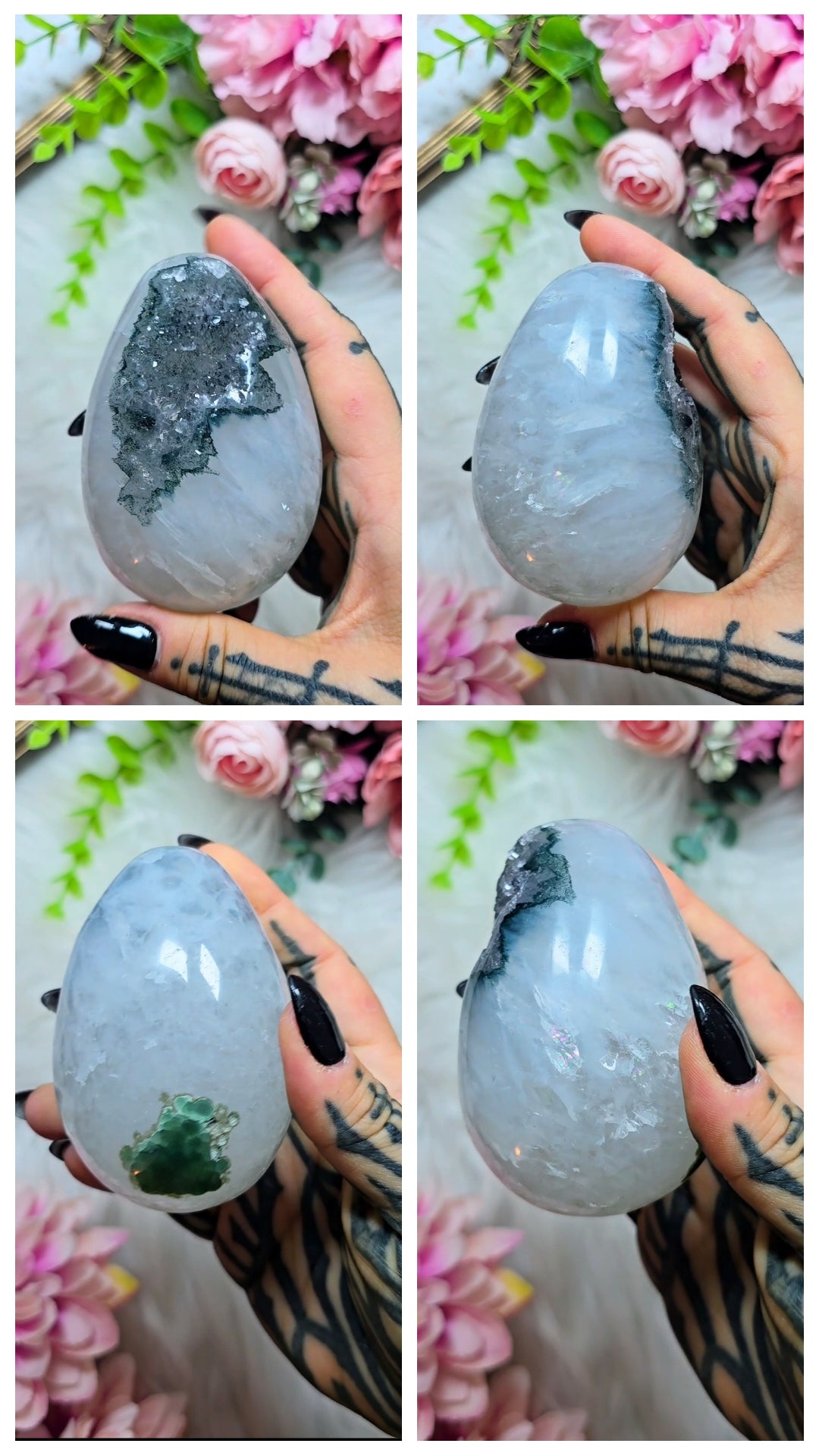 Druzy Rainbow Amethyst Egg 26