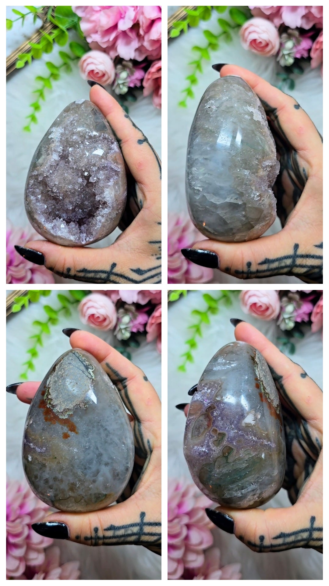 Druzy Rainbow Amethyst Egg 27
