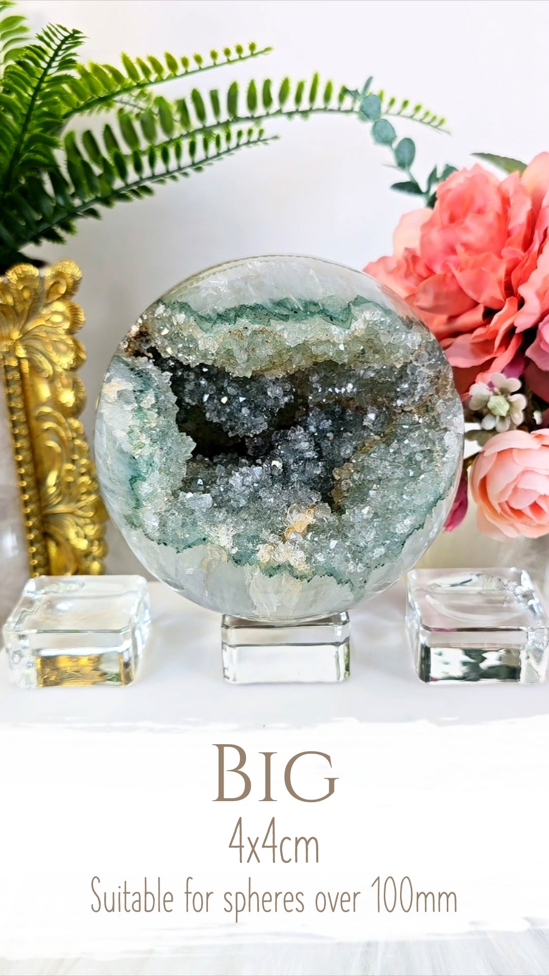 Clear Acrylic Sphere Stands