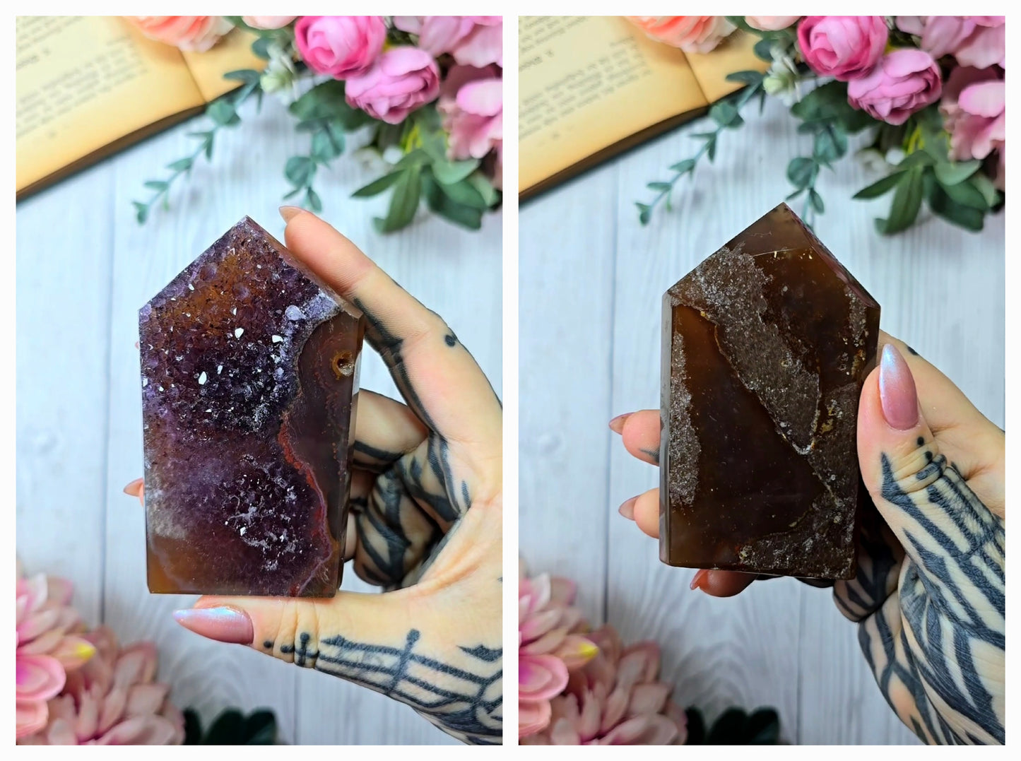 Druzy Agate Tower CT852