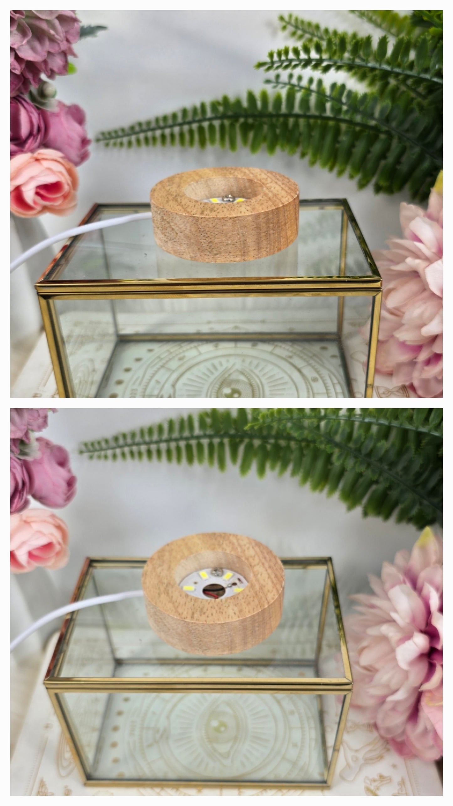 LED-Light Stand SMALL for Spheres and other Crystals