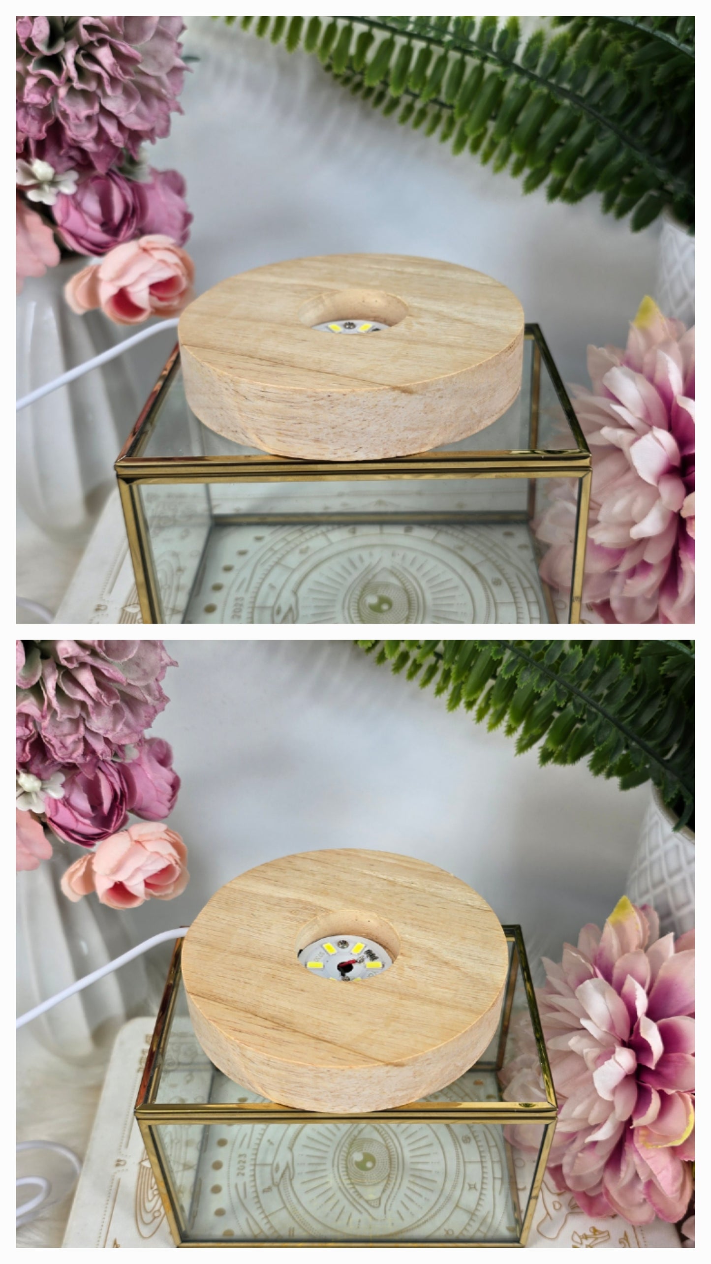 LED-Light Stand BIG for Spheres and other Crystals