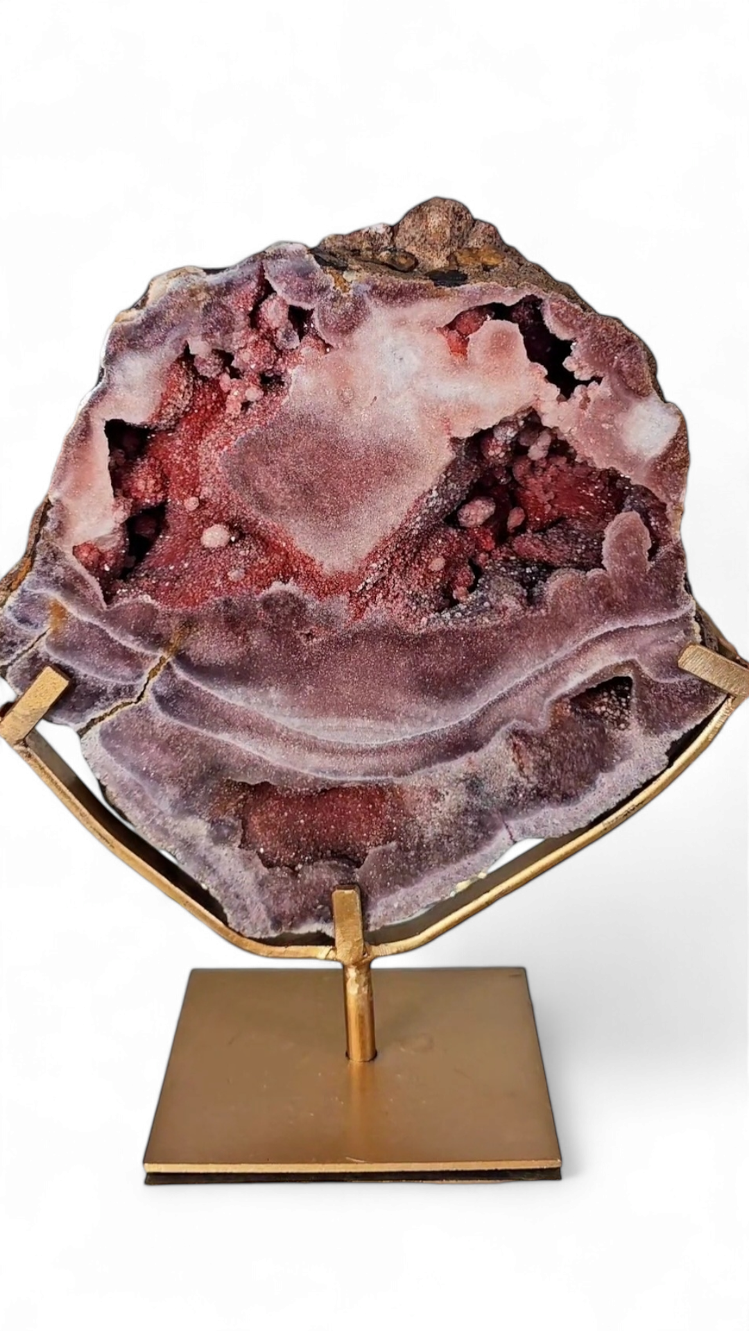 Pink Amethyst Slab on Stand 23