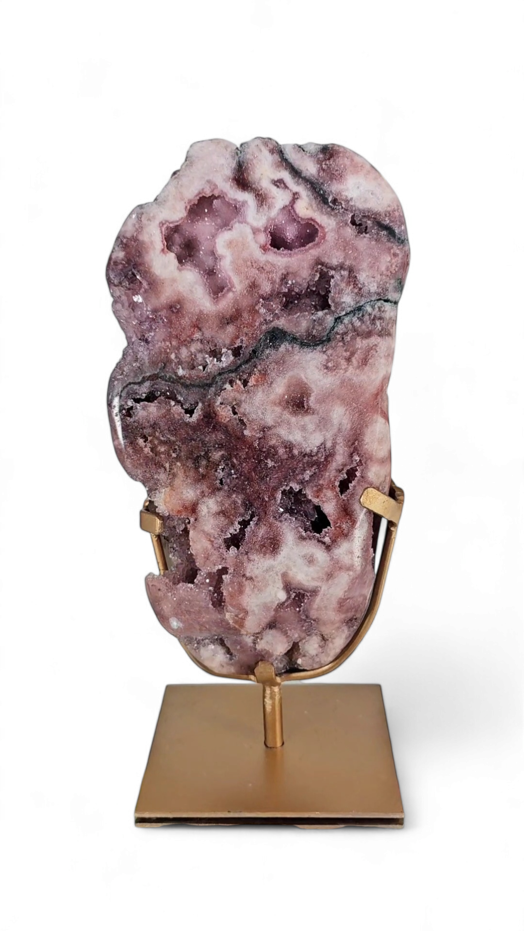 Pink Amethyst Slab on Stand 20