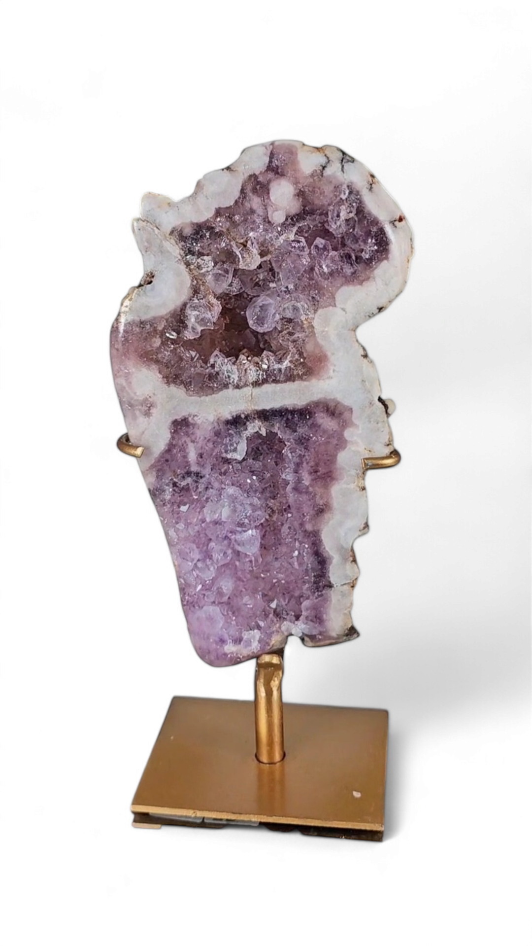 Pink Amethyst Slab on Stand 15