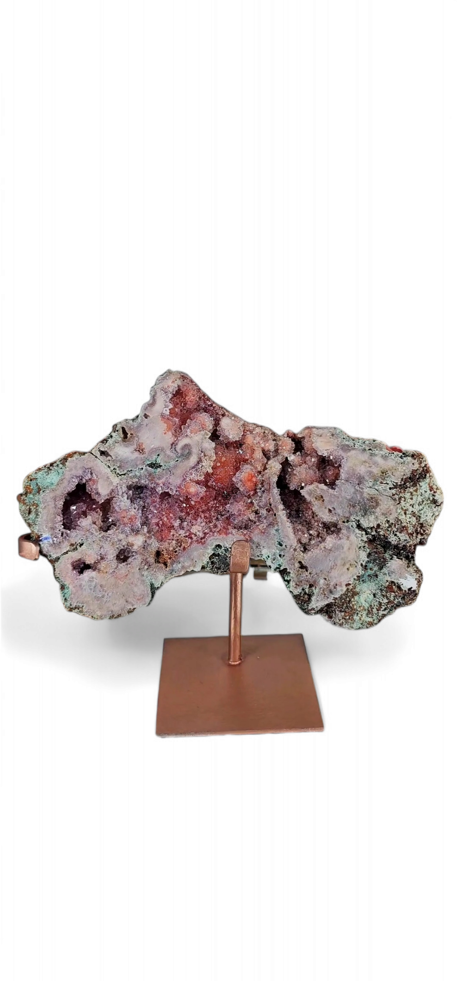 Pink Amethyst Slab on Stand 17