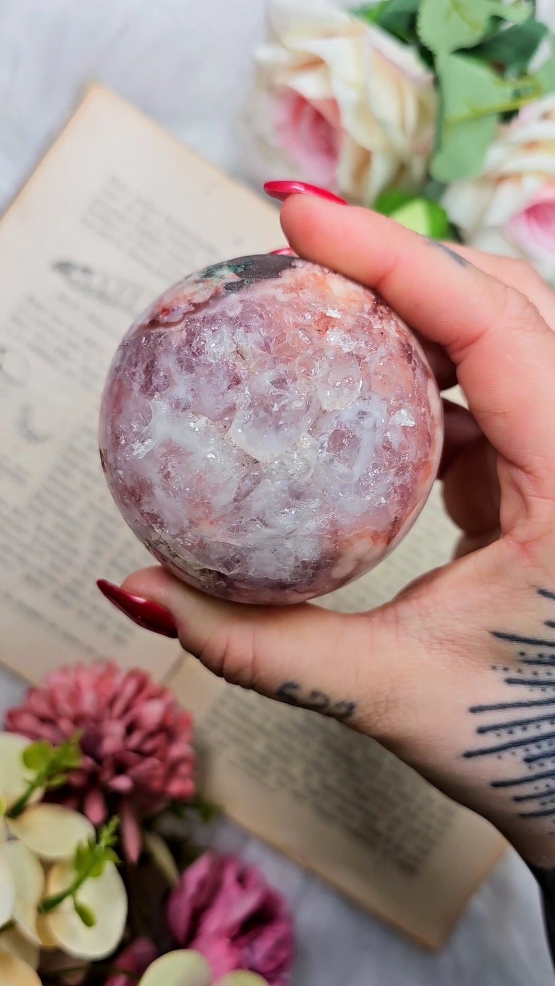 Pink Amethyst Sphere