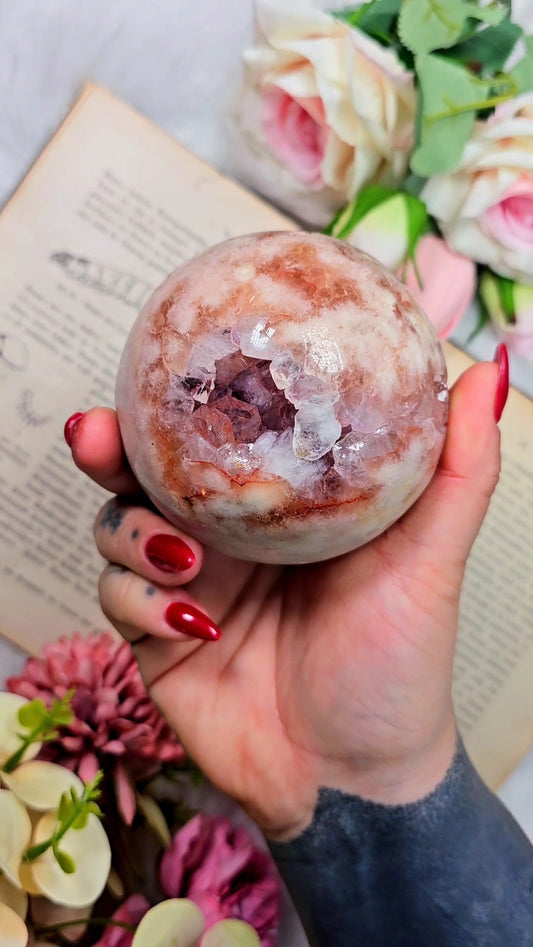 Pink Amethyst Sphere