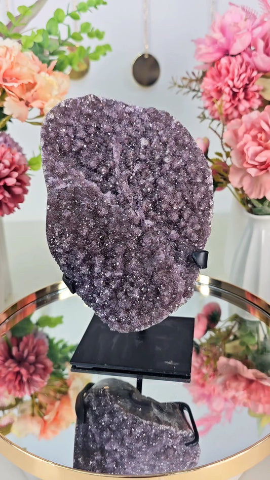 Big Rainbow Amethyst on Stand