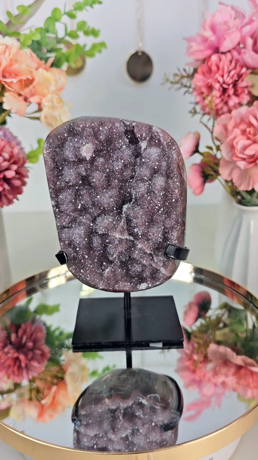 Rainbow Amethyst on Stand