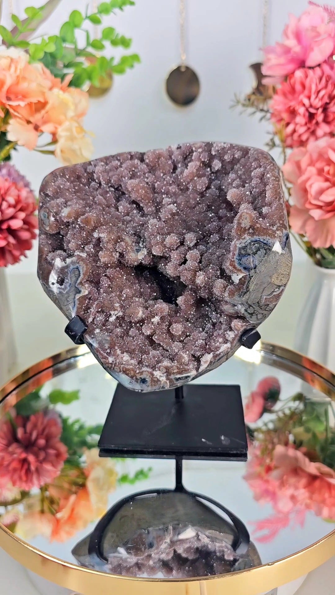 Big Rainbow Amethyst on stand