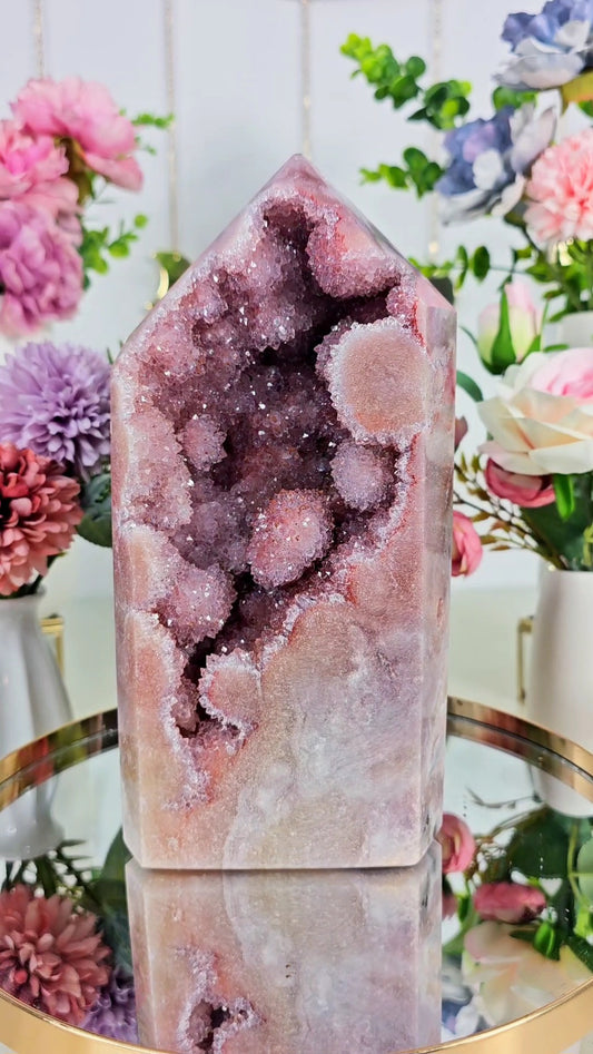 Pink Amethyst tower CT62