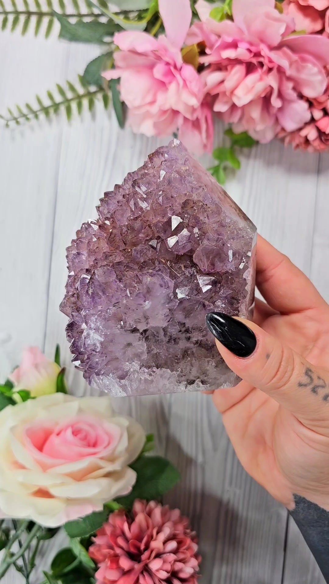 Amethyst /  Agate tower CT84