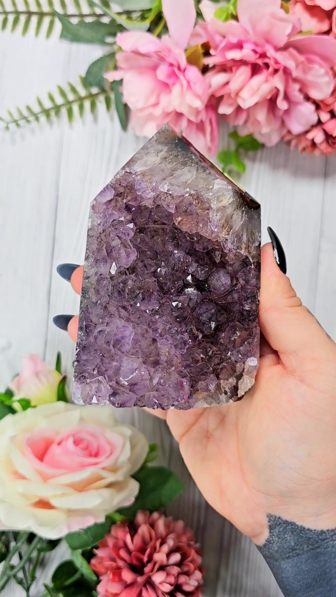 Amethyst /  Agate tower CT87