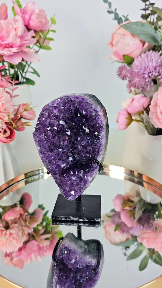 Rainbow Amethyst on Stand