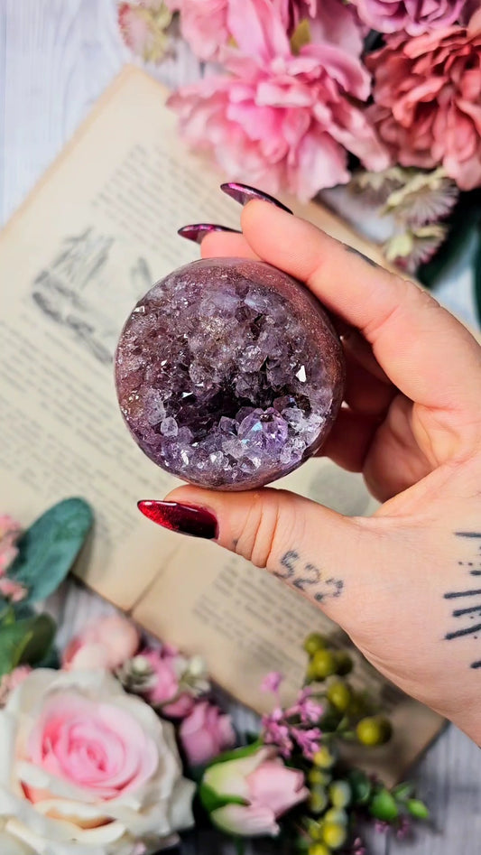 Pink Amethyst Sphere CS138