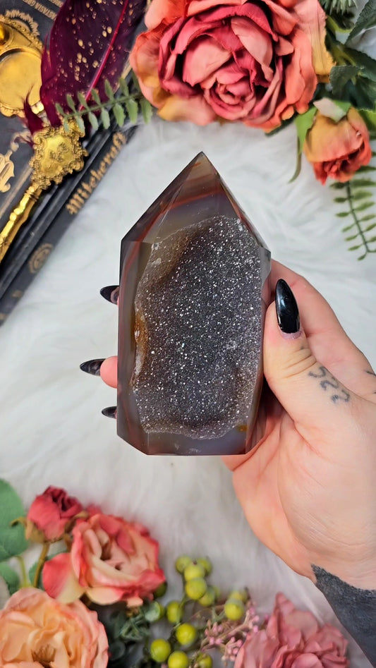 Druzy Agate tower CT264