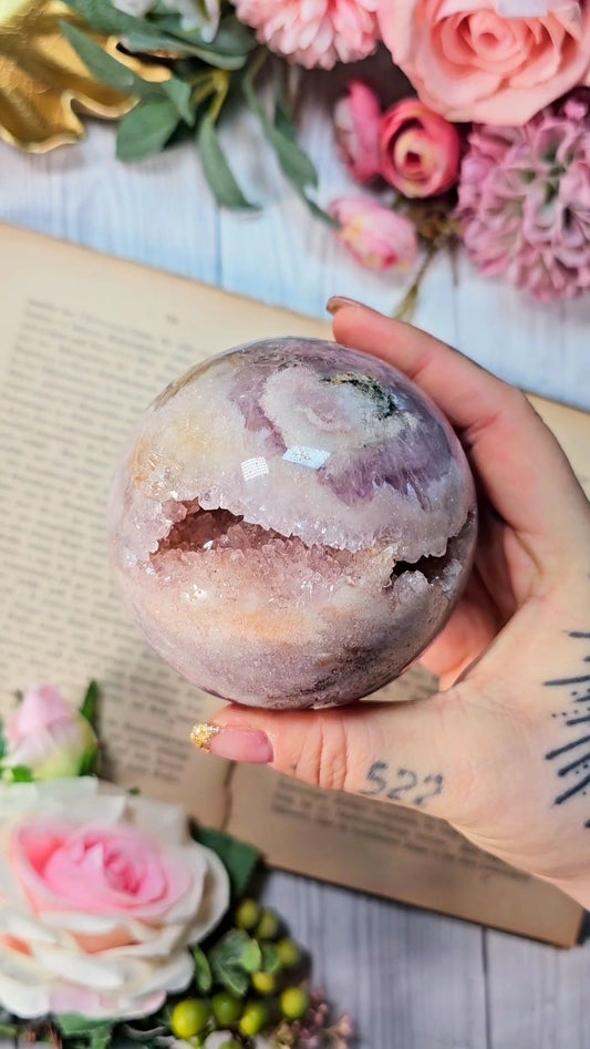 Pink Amethyst Sphere CS153