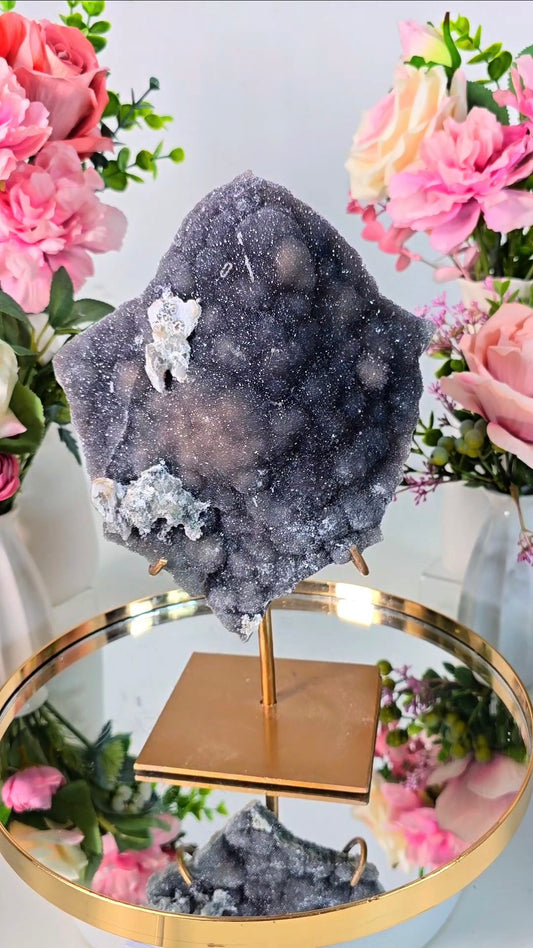 Flower Amethyst on Stand FL18