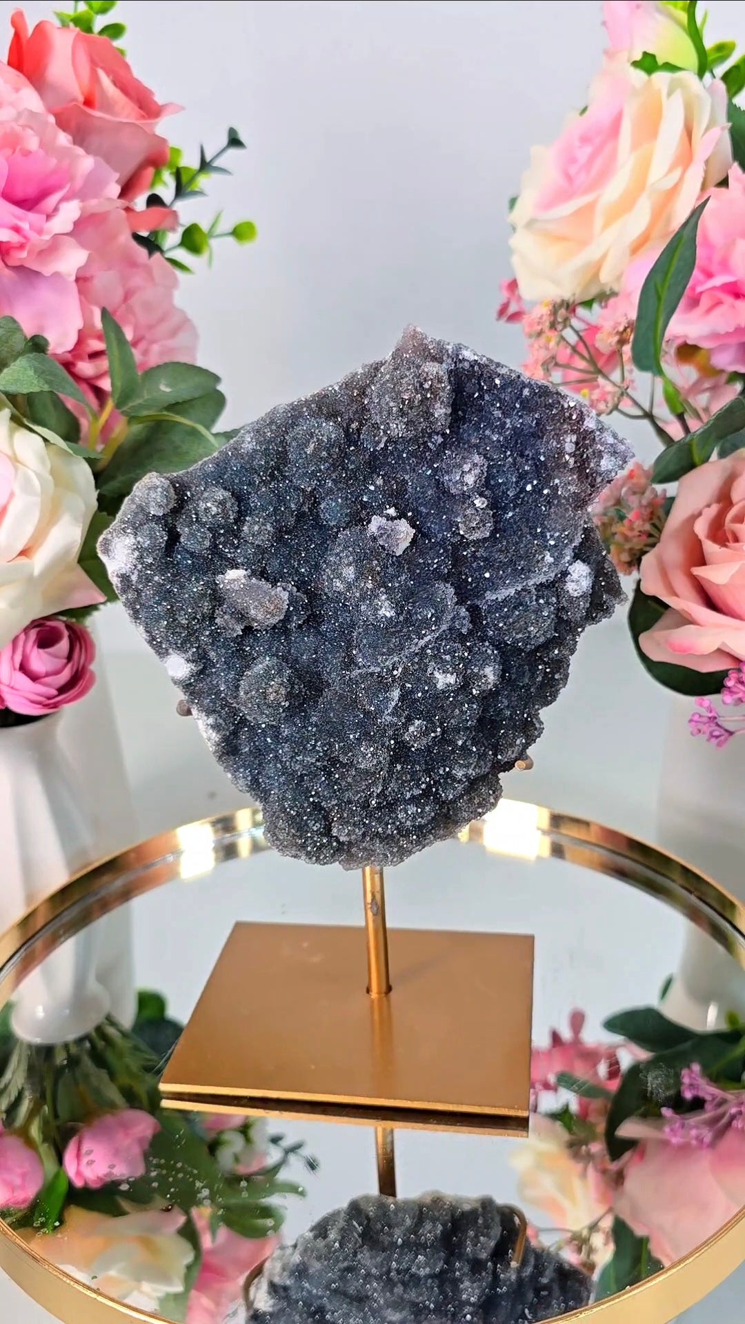 Flower Amethyst on Stand FL17