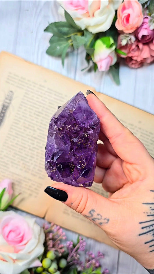 Druzy Amethyst tower CT338