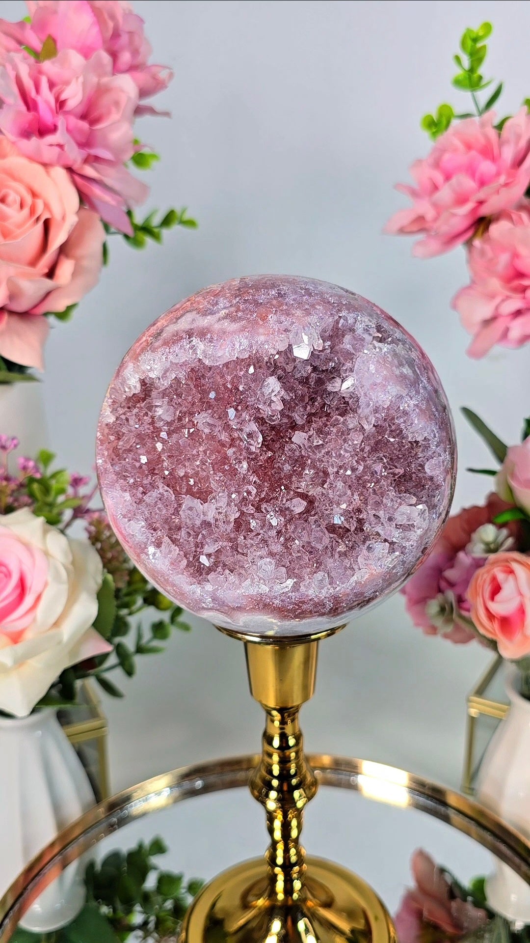 Pink Amethyst Sphere CS171