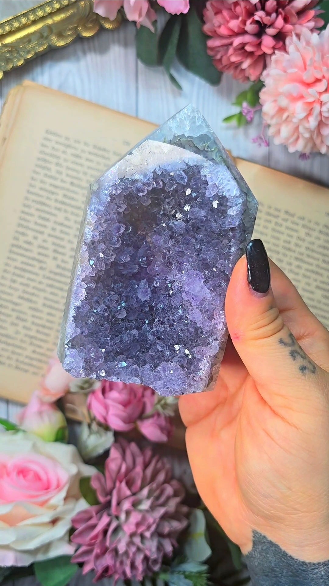 Druzy Amethyst / Quartz tower CT374