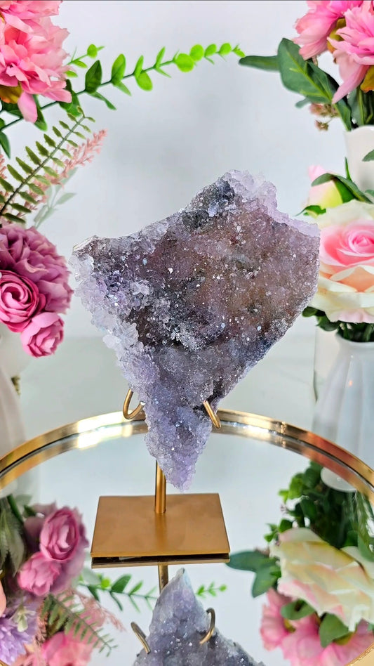 Flower Amethyst on Stand FL61