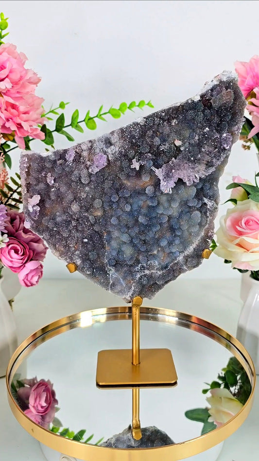 Flower Amethyst on Stand FL69