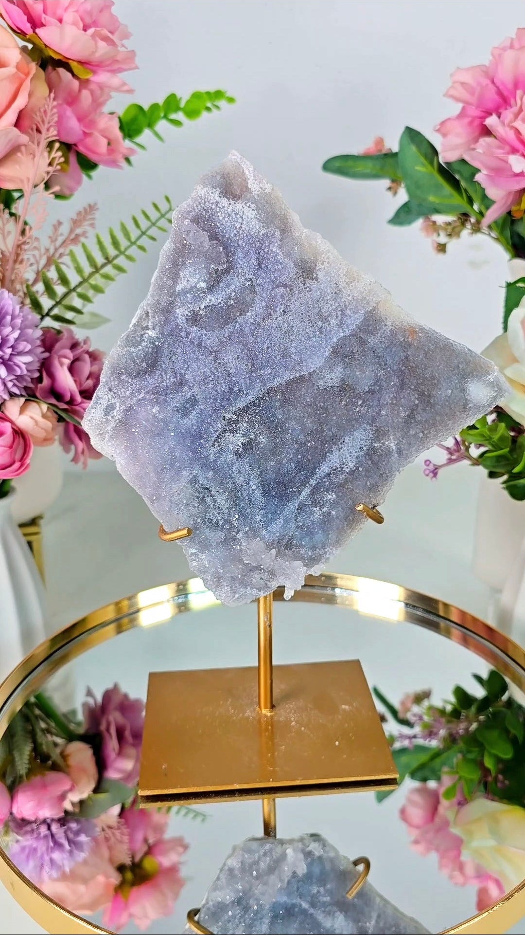 Flower Amethyst on Stand FL65