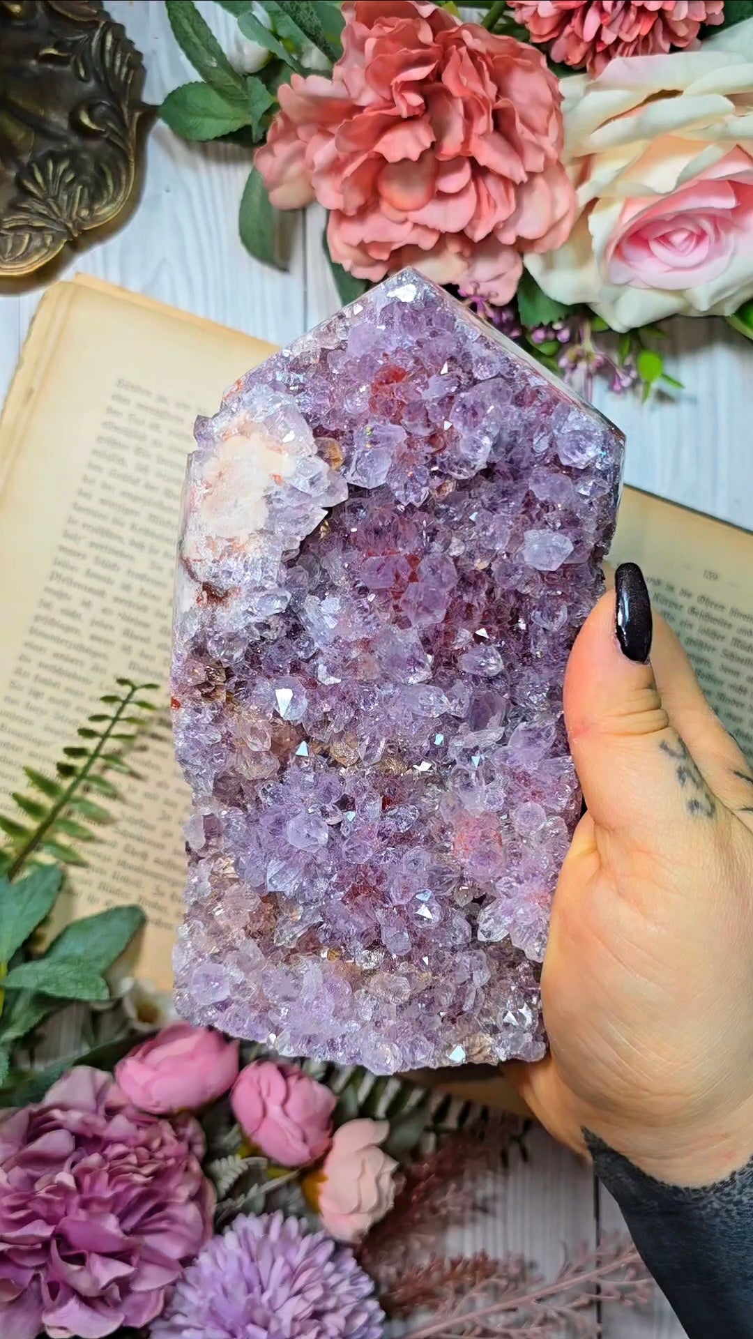 Pink Amethyst tower CT387