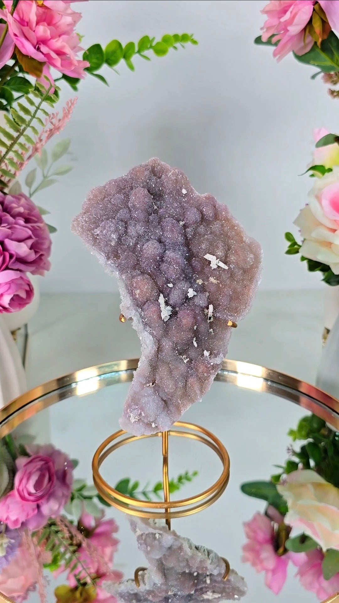 Flower Amethyst on Stand FL72