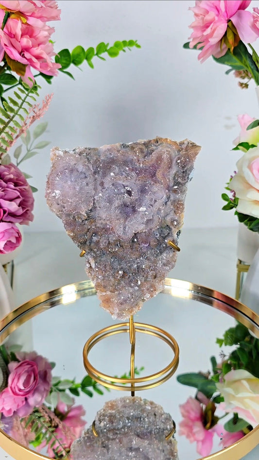 Flower Amethyst on Stand FL76