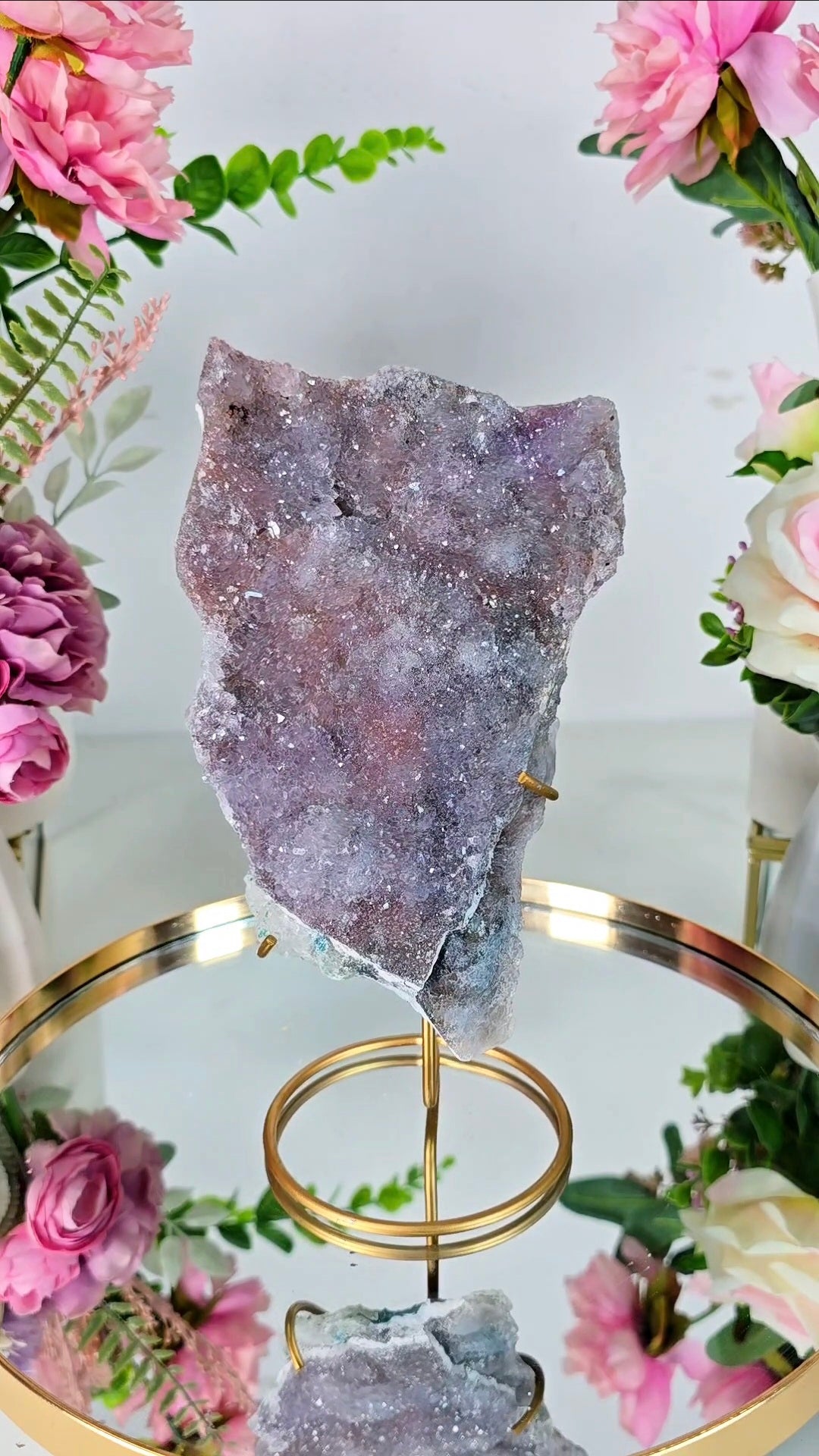 Flower Amethyst on Stand FL78