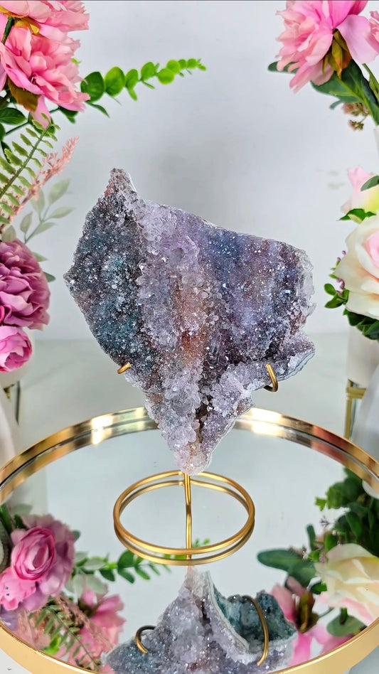 Flower Amethyst on Stand FL79