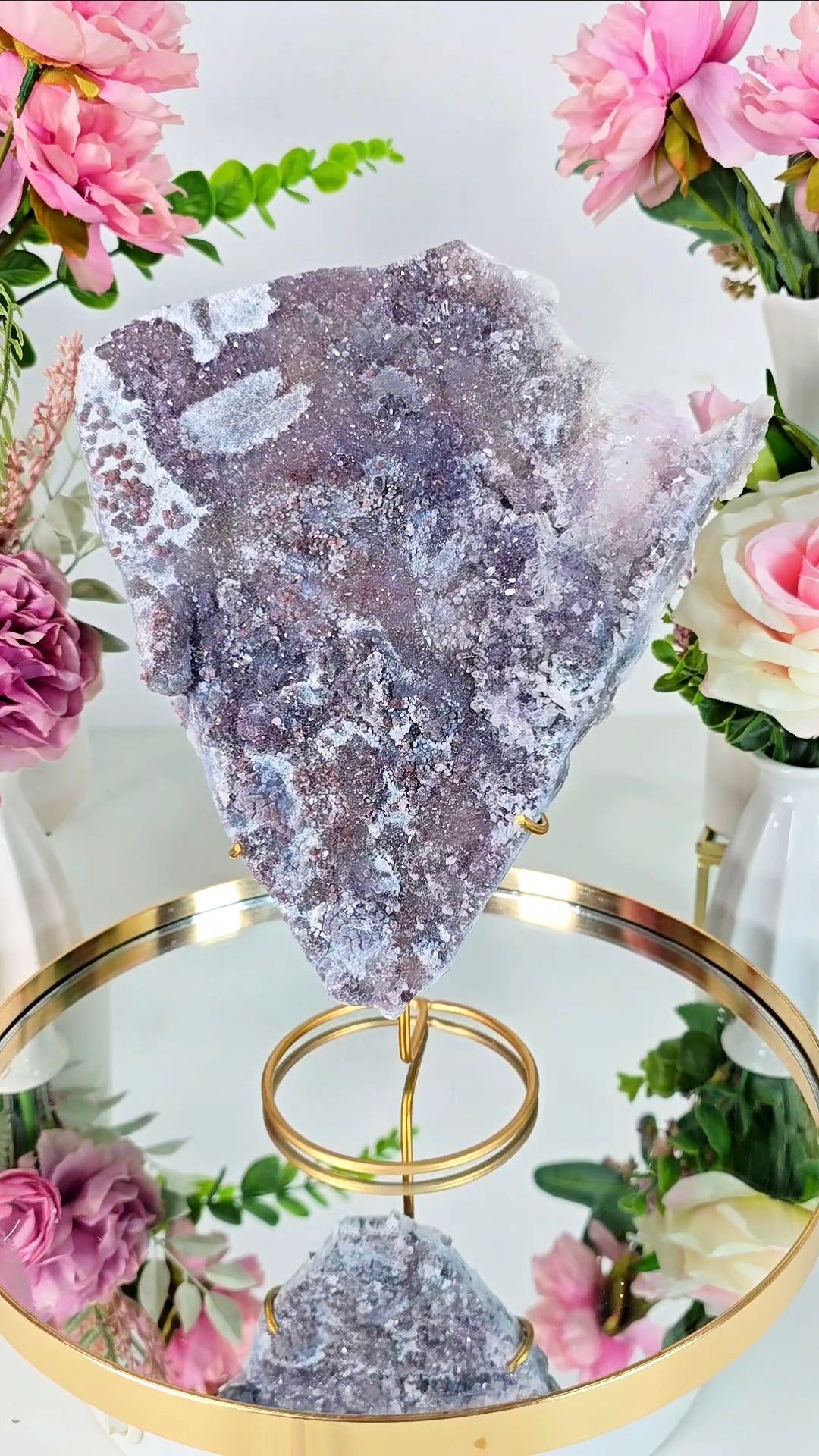 Flower Amethyst on Stand FL83